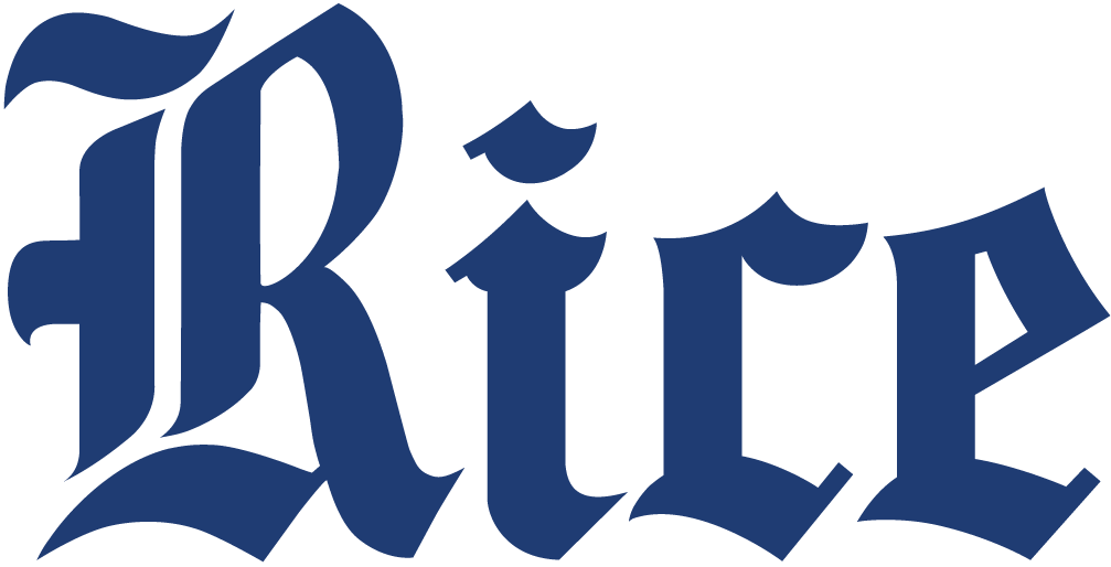 Rice Owls 2010-2016 Wordmark Logo t shirts iron on transfers